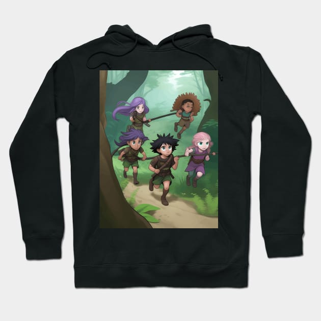 Squid Quill Warriors Hoodie by gravejaxwfa